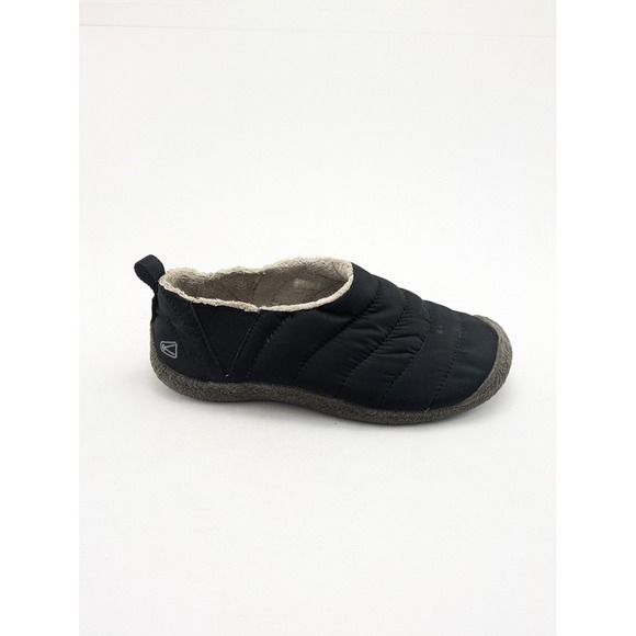Mens KEEN Howser II Black Fur Lined Cush Insoles Slip On Slippers Shoes Size 10 main image 4